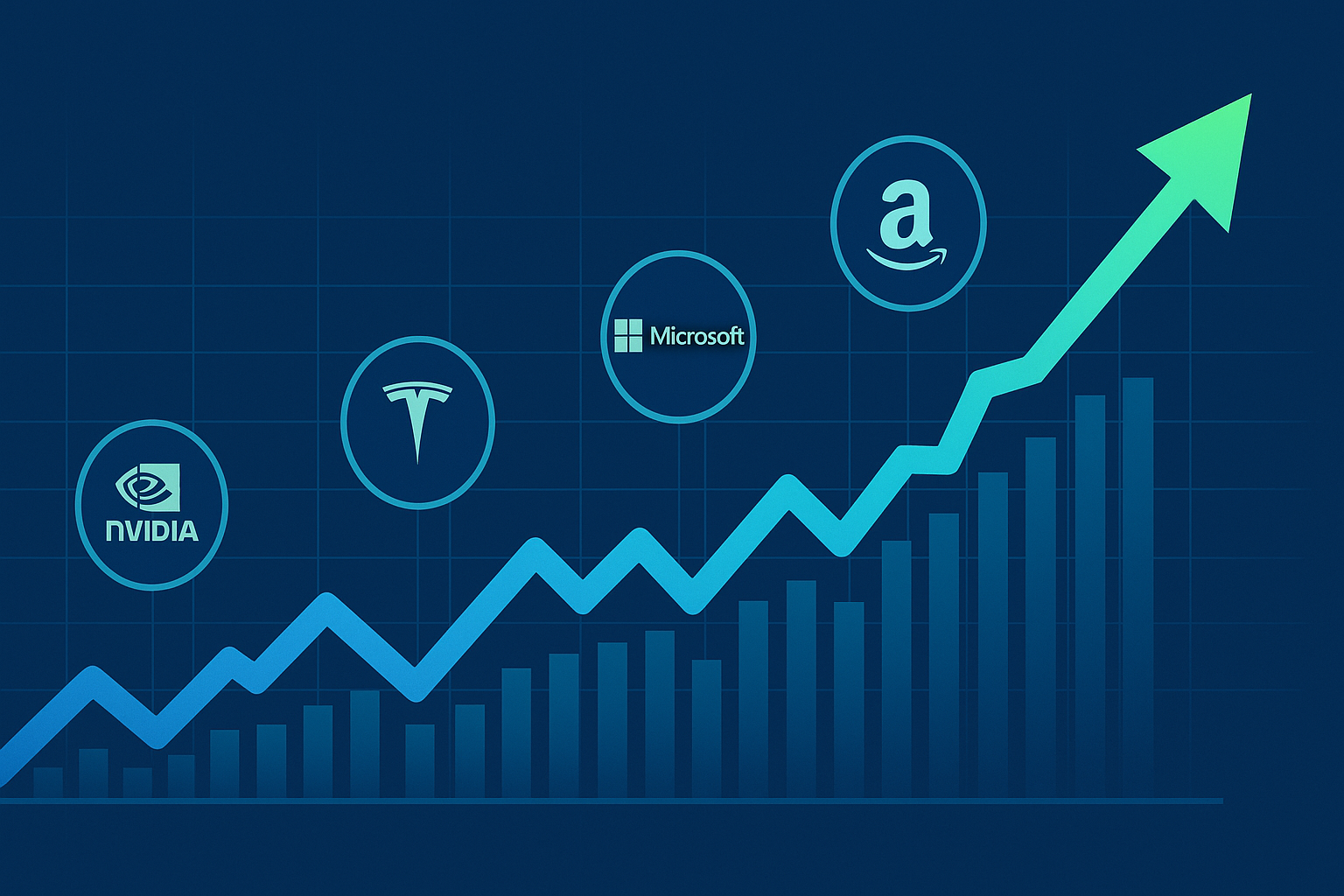 he biggest stock winners of early 2025 in tech, energy, and retail sectors