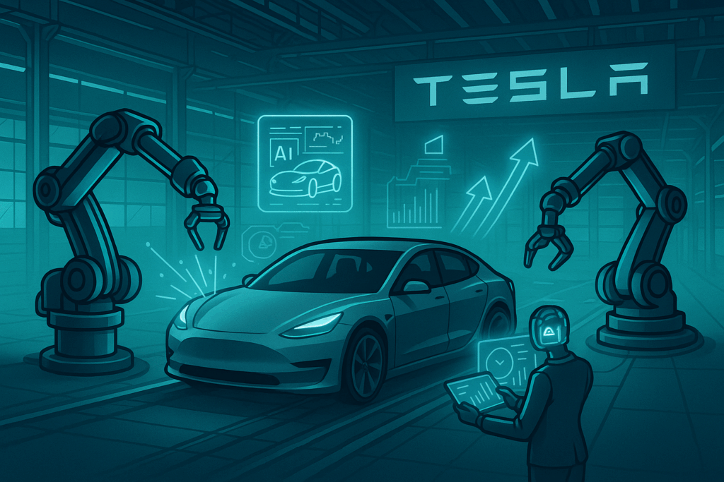Tesla in 2025 with AI and robotics reshaping growth and future strategy”