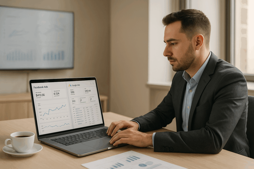 “Small Business Advertising – Complete Guide 2025 infographic”