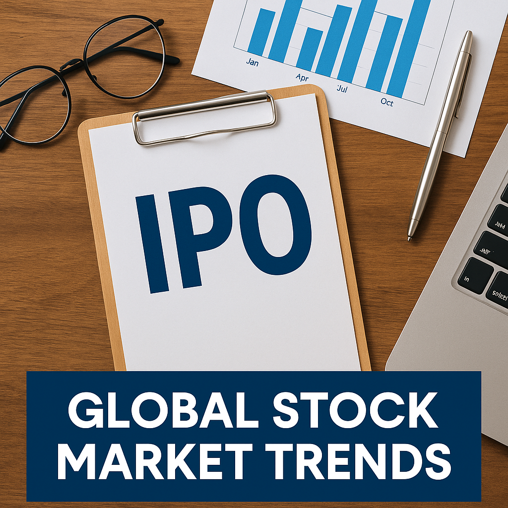 Chart showing global market trends