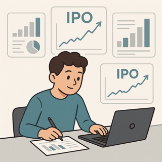 Beginner investor researching how to invest in IPOs for beginners in 2025