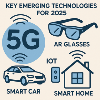 5G, AR, and IoT as leading innovations in emerging technologies 2025