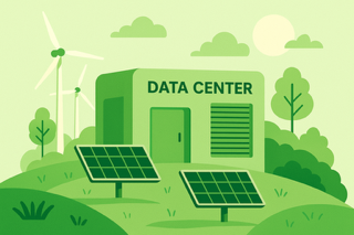 Data center powered by renewable energy