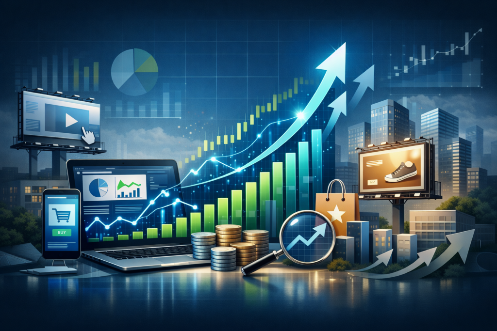 How Advertising Spend Affects Stock Performance and Market Perception of Growth Companies