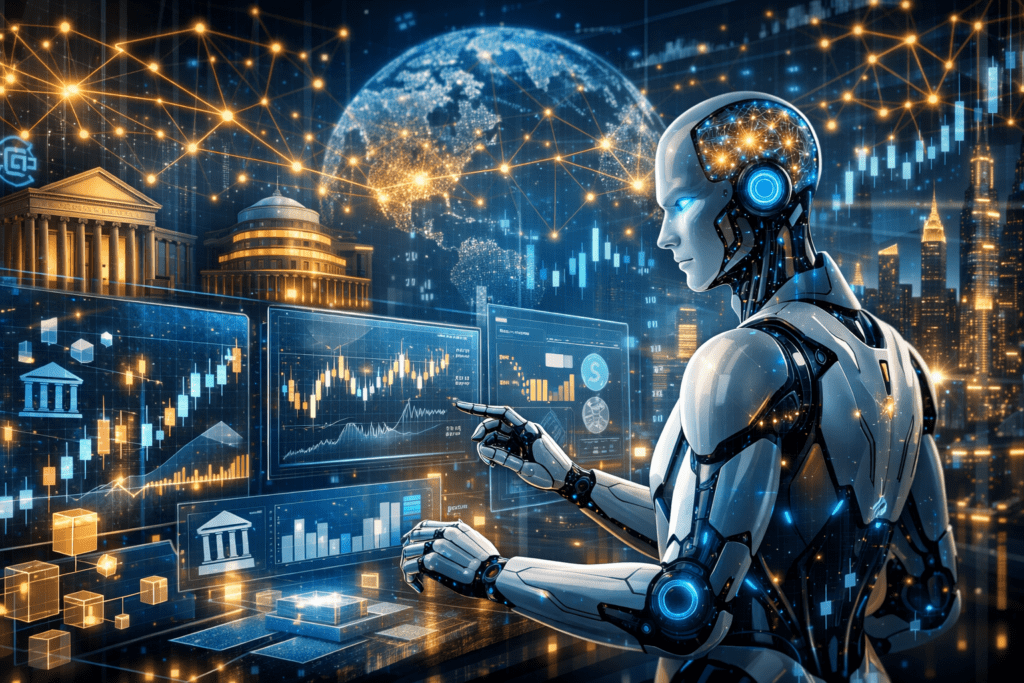 How AI Will Disrupt the Finance Industry by 2026 through intelligent automation, predictive analytics, and AI-driven financial systems