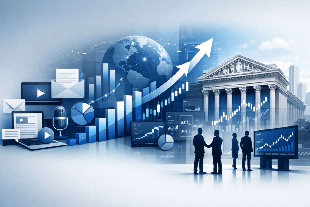 How Content-Based Businesses Scale Into Profitable Public Companies and Attract Investors by transforming digital content into enterprise assets