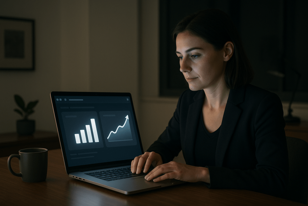 Featured image showing focused content creation and website growth while waiting for AdSense approval milestone