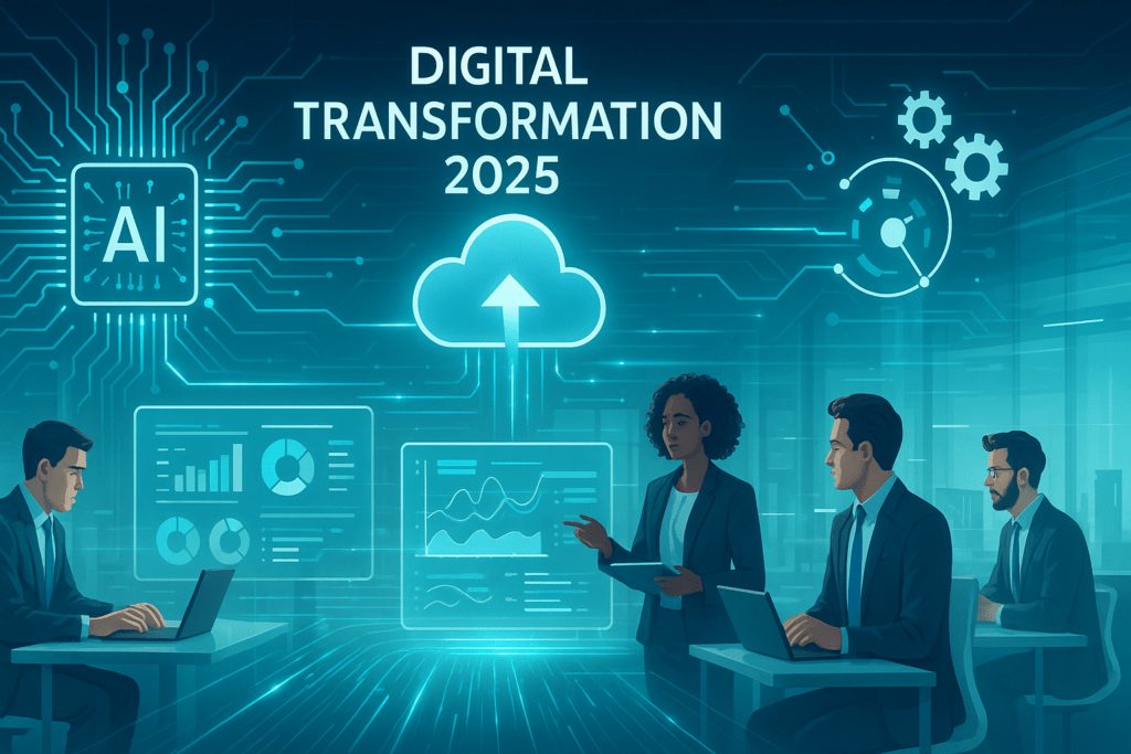 Digital Transformation Trends 2025: How Businesses Are Adapting Fast through AI, cloud computing, automation, and data-driven innovation