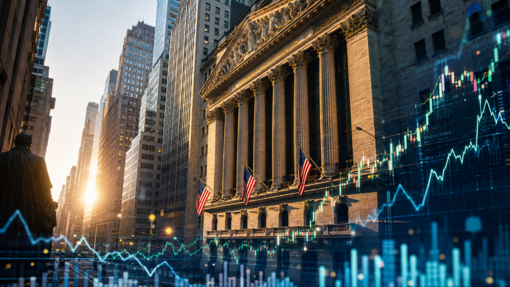 NYSE stock market outlook highlighting major sectors, diversification, and market performance.