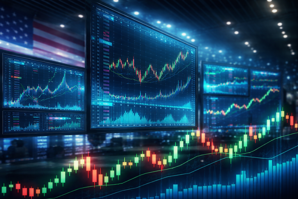 Key trends shaping the U.S. stock market, including sector rotation, valuation shifts, and macroeconomic impact.