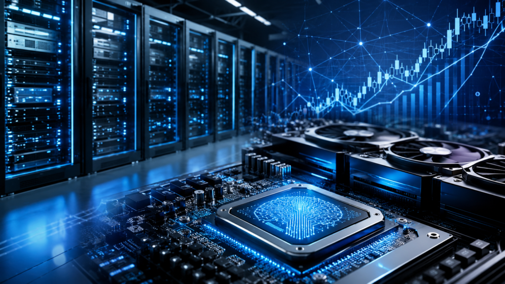 Best Tech Stocks to Buy in 2026 featuring AI leaders, advanced GPU infrastructure, and artificial intelligence growth.