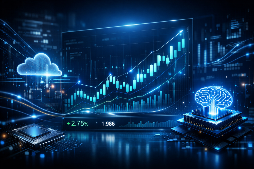 best tech stocks 2026 chart showing undervalued tech stock growth