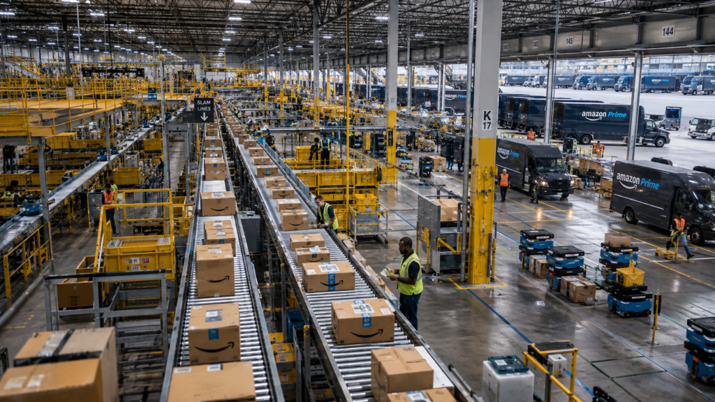 Is Amazon (NASDAQ: AMZN) a Good Investment in 2026? Amazon e-commerce and fulfillment network
