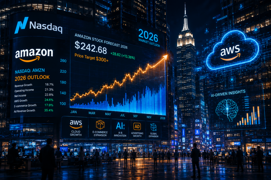 Amazon stock market analysis for Nasdaq 2026