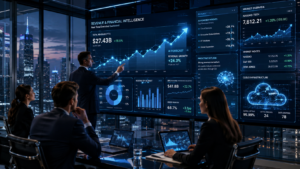 Revenue and financial intelligence analytics dashboard used by modern US technology companies to scale growth and improve profitability