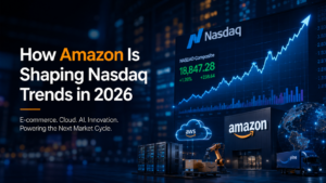 Amazon headquarters influencing Nasdaq trends in 2026