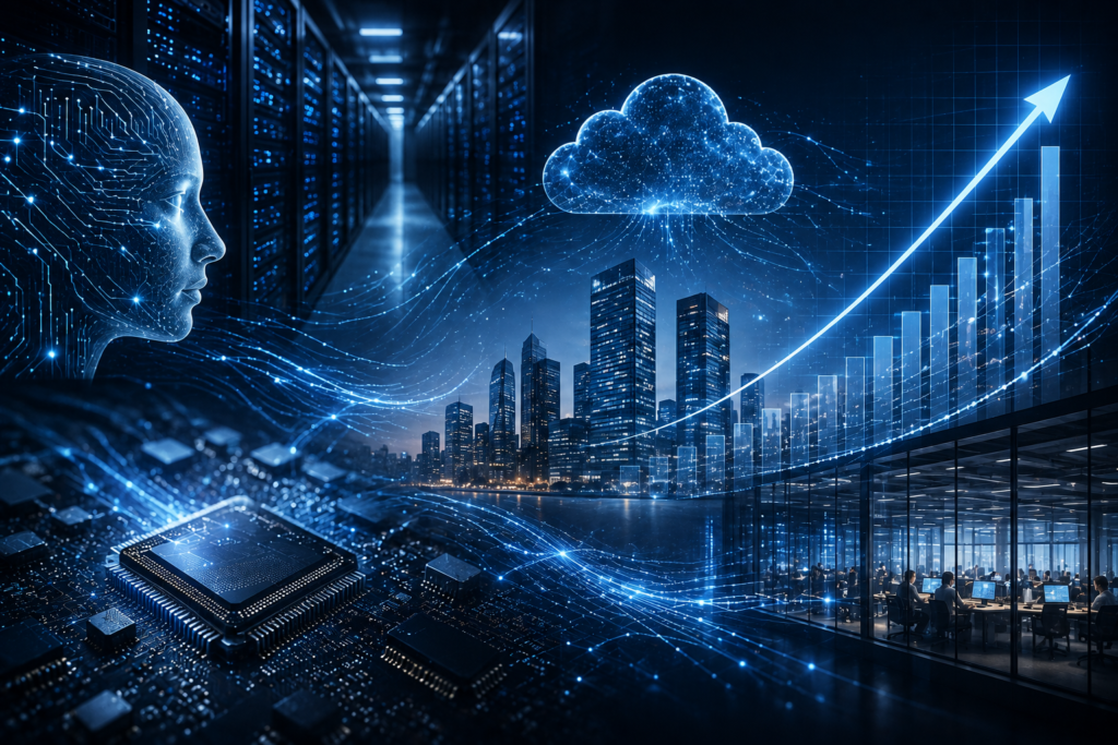 AI cloud and semiconductor growth driving Nasdaq company revenues