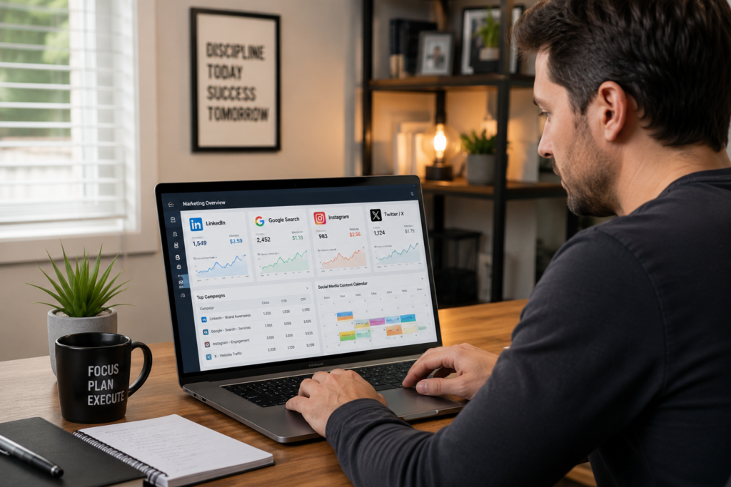 Startup Advertising and Social Media campaign management for early-stage businesses