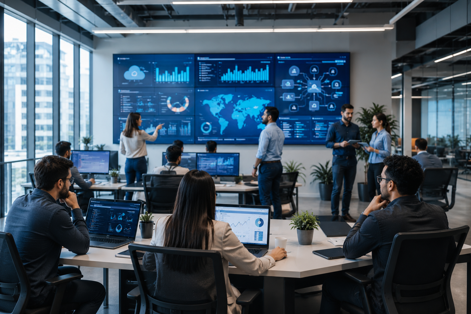 Enterprise SaaS platforms and cloud software solutions for business