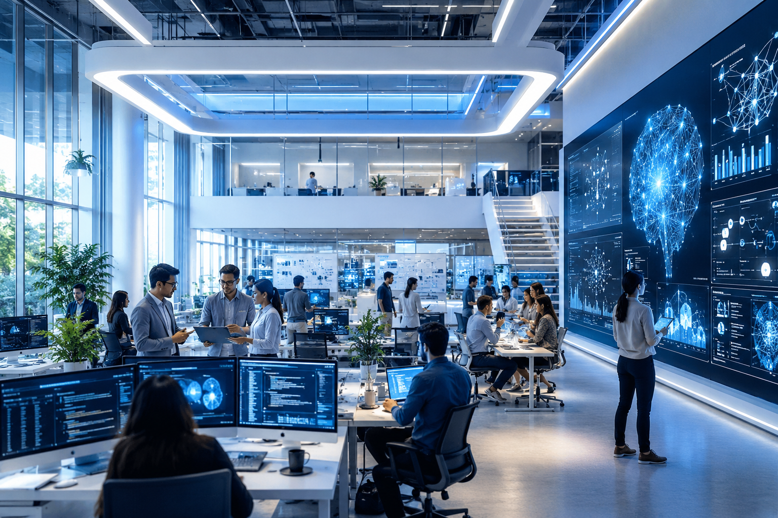 Enterprise artificial intelligence research and business technology platform