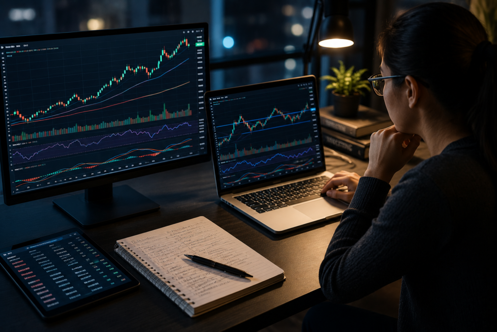 How to read stock charts using price trends, volume, support and resistance levels