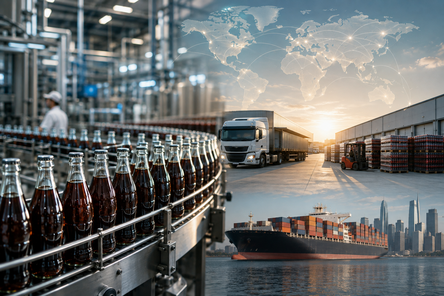 The Coca-Cola Company (KO) stock analysis illustration showing market charts, financial performance and company overview